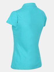 Womens/Ladies Sinton Polo Shirt - Turquoise