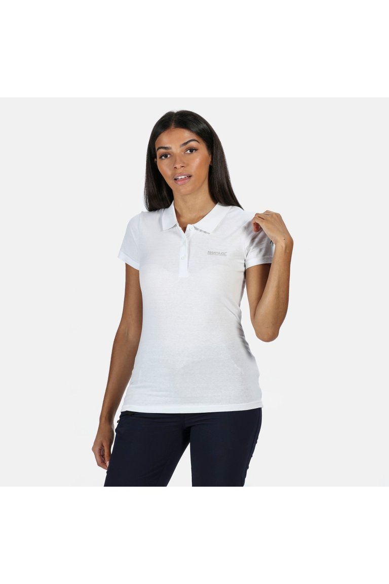 Womens/Ladies Sinton Polo Shirt - White