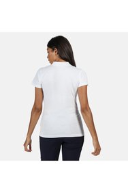 Womens/Ladies Sinton Polo Shirt - White