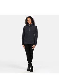 Womens/Ladies Solenne Fleece - Navy Silver