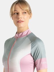 Womens/Ladies Stimulus AEP Full Zip Cycling Jersey - Lilypad Green