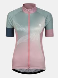 Womens/Ladies Stimulus AEP Full Zip Cycling Jersey - Lilypad Green