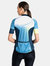 Womens/Ladies Stimulus AEP Full Zip Cycling Jersey - Niagara Blue