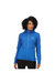 Womens/Ladies Textured Fleece Full Zip Hoodie - Lapis Blue/Sonic Blue - Lapis Blue/Sonic Blue