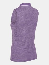 Womens/Ladies Tima II Sleeveless Polo Shirt - Light Amethyst