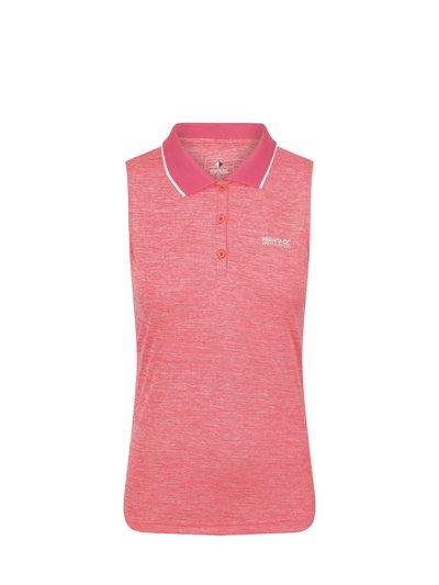 Regatta Womens/Ladies Tima II Sleeveless Polo Shirt - Tropical Pink product