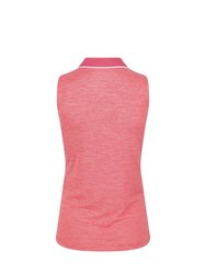 Womens/Ladies Tima II Sleeveless Polo Shirt - Tropical Pink