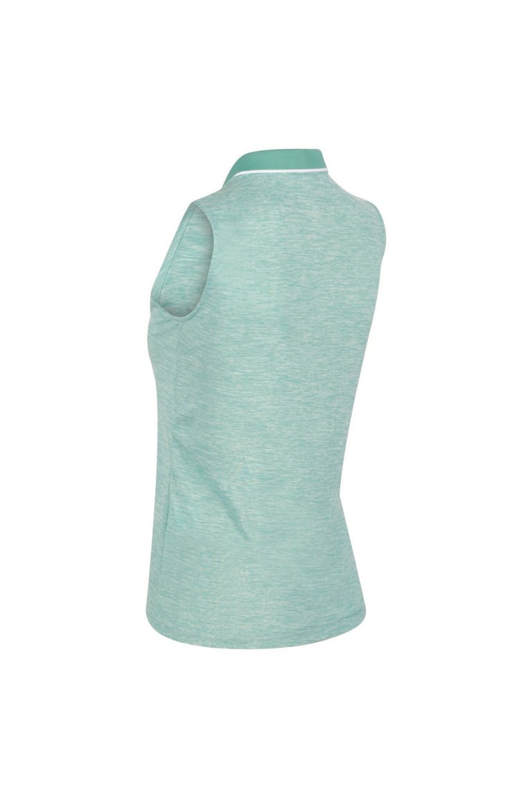 Womens/Ladies Tima II Sleeveless Polo Shirt - Turquoise