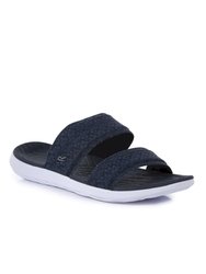 Womens/Ladies Tyla Sandals - Navy/Dark Steel