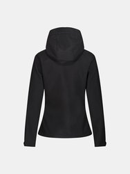 Womens/Ladies Venturer 3 Layer Membrane Soft Shell Jacket - Black/Red