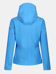 Womens/Ladies Venturer 3 Layer Membrane Soft Shell Jacket - French Blue/Navy
