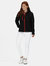 Womens/Ladies Venturer Hooded Soft Shell Jacket - Black/Classic Red - Black/Classic Red