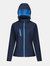 Womens/Ladies Venturer Hooded Soft Shell Jacket - Navy/French Blue