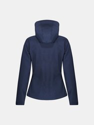 Womens/Ladies Venturer Hooded Soft Shell Jacket - Navy