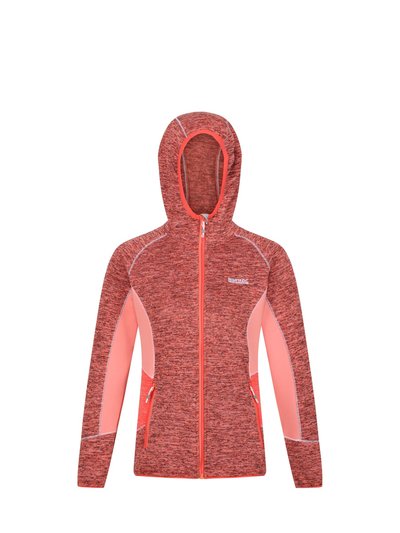 Regatta Womens/Ladies Walbury III Full Zip Fleece Jacket - Fusion Coral/Neon Peach product
