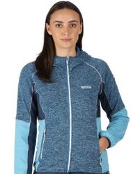 Womens/Ladies Walbury IV Lightweight Fleece Jacket - Vallarta Blue/Ethereal - Vallarta Blue/Ethereal