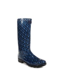 Womens/Ladies Wenlock Tile Galoshes - Navy - Navy