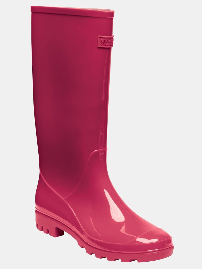 Womens/ladies Wenlock Wellingtons - Dark Cerise - Dark Cerise