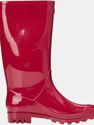 Womens/ladies Wenlock Wellingtons - Dark Cerise