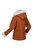 Womens/Ladies Willabella Faux Fur Trim Jacket - Copper Almond