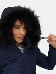 Womens/Ladies Winslow Rochelle Humes Padded Jacket - Navy