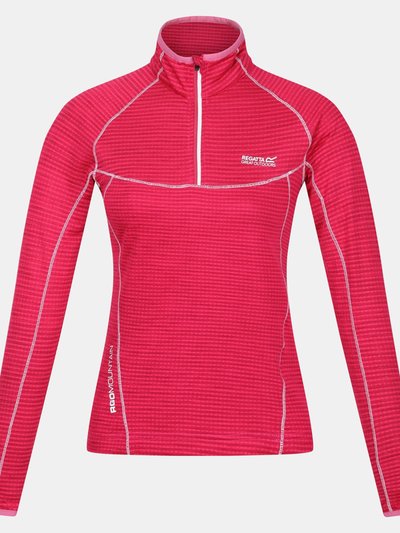 Regatta Womens/Ladies Yonder Fleece Top - Pink Potion product