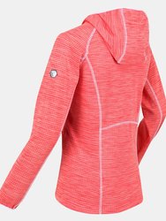 Womens/Ladies Yonder Full Zip Hoodie - Neon Peach