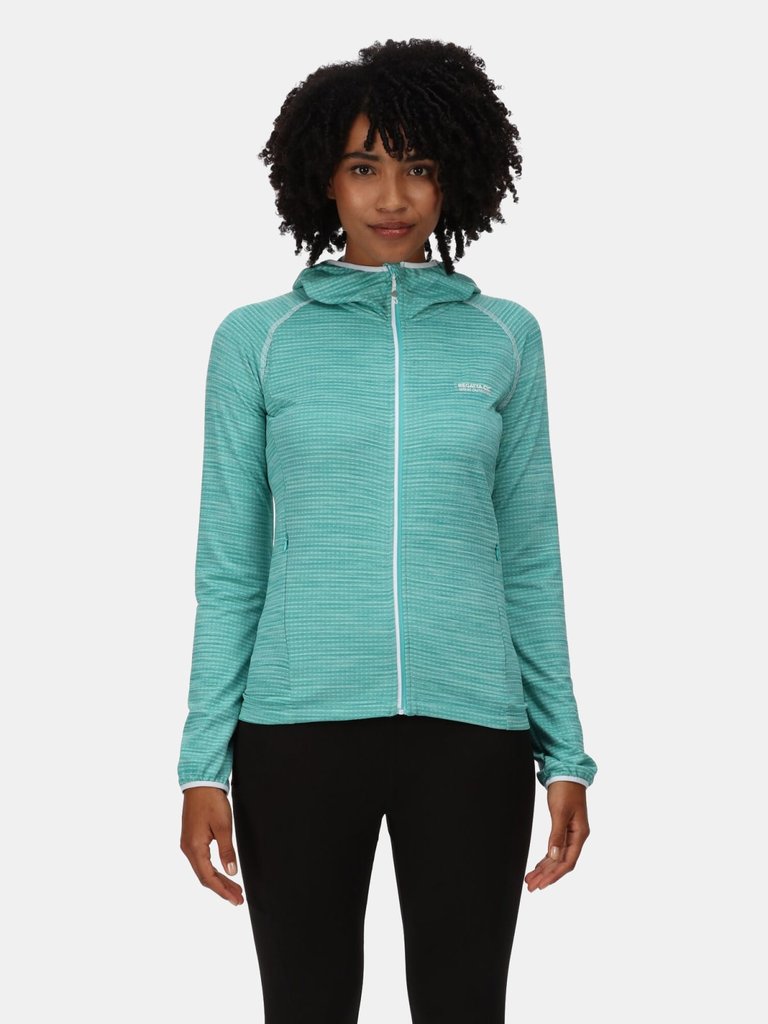 Womens/Ladies Yonder Full Zip Hoodie - Turquoise  - Turquoise