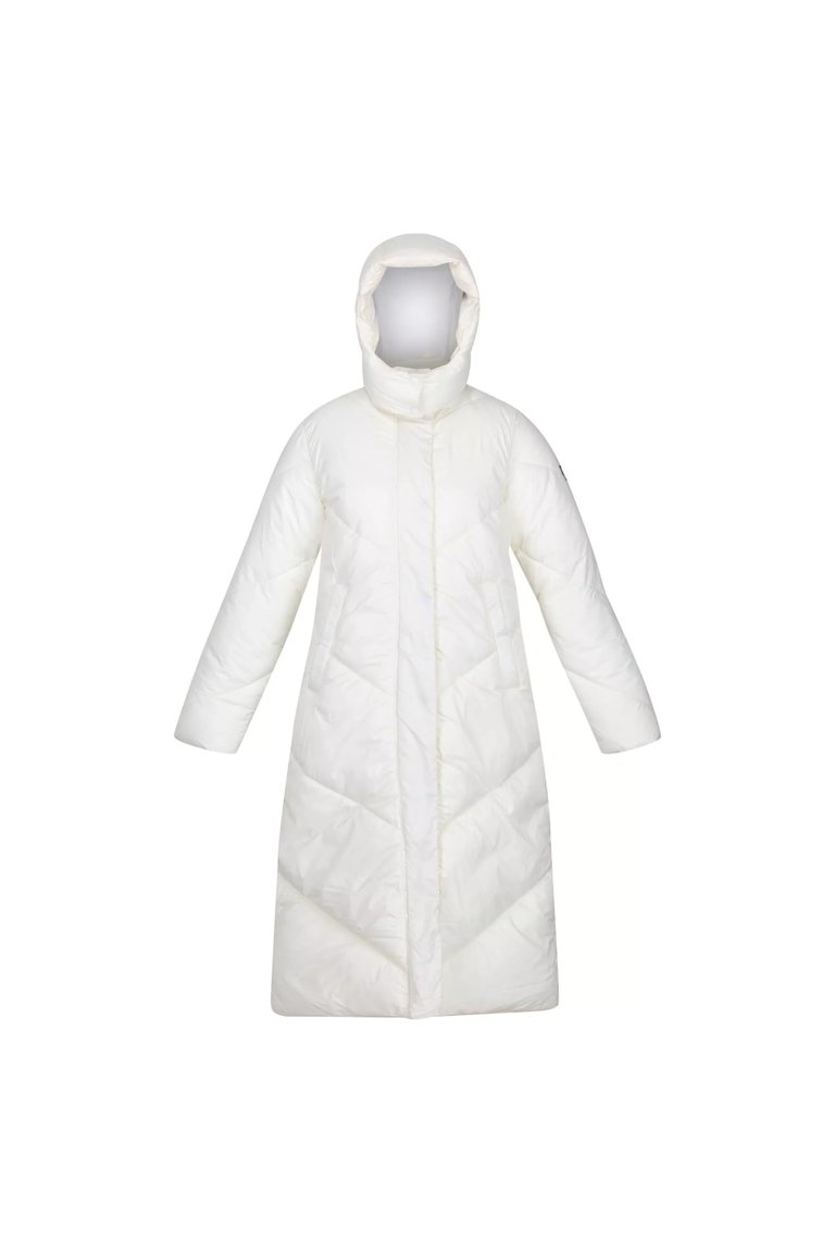 Womens Longley Quilted Jacket - Snow White