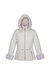 Womens Willabella Faux Fur Trim Jacket - Light Vanilla - Light Vanilla