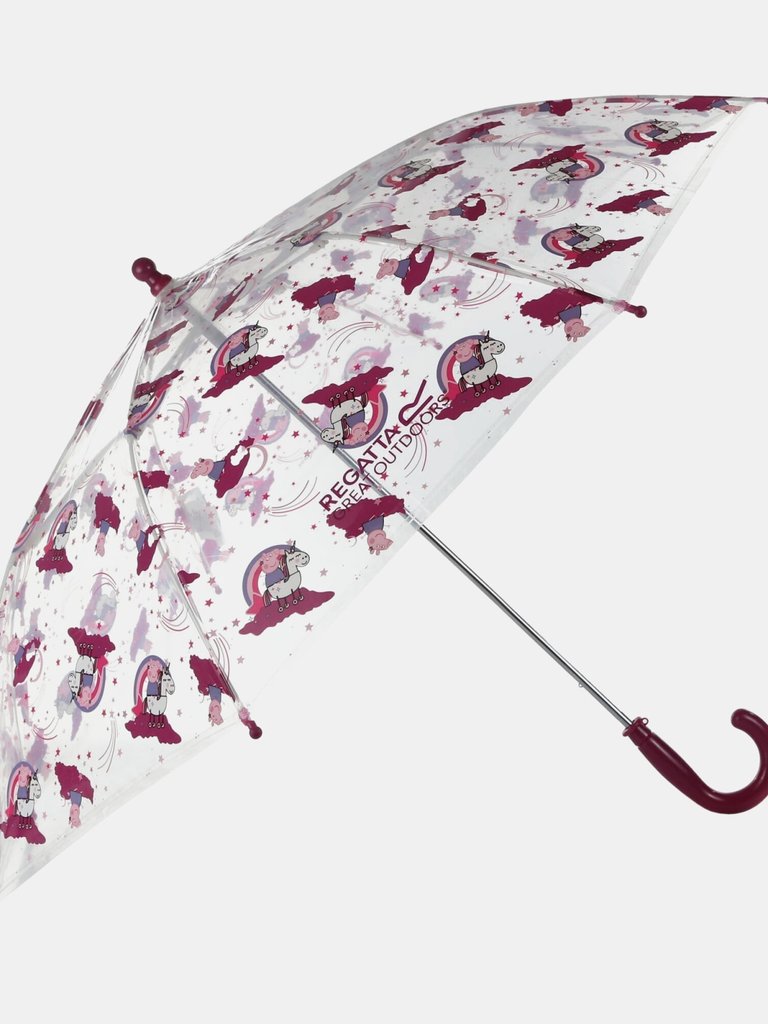 Wonder Peppa Pig Stick Umbrella - Raspberry Radiance