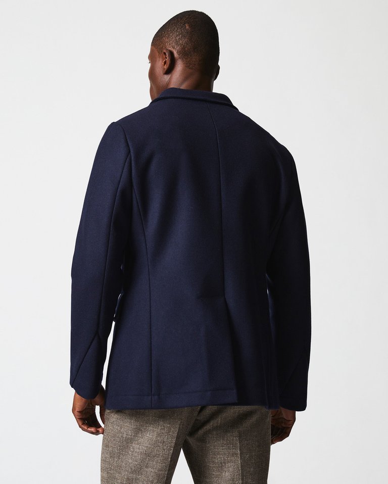 Billy Reid Navy Bond Peacoat Nabvy Verishop