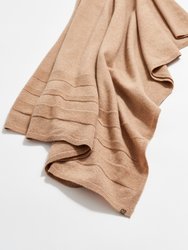 Cashmere Sweater Wrap - Camel