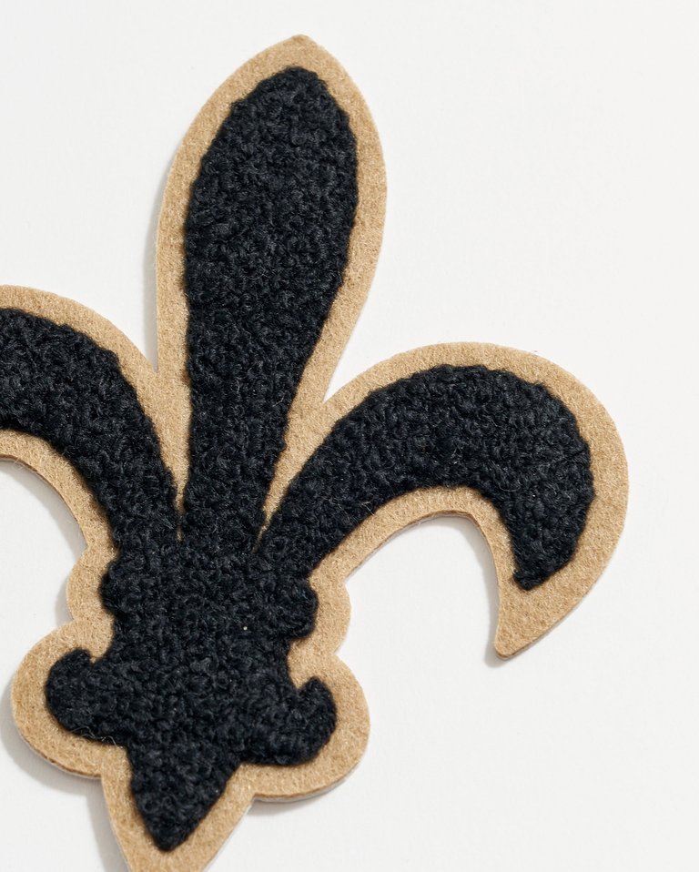 Billy Reid Black Collegiate Fleur De Lis Patch Verishop