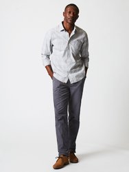 Melange Plaid John T Shirt - Grey