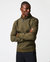 Mouline Shawl Pullover - Olive