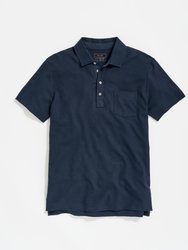 Pique Pensacola Polo T-Shirt - Carbon Blue - Carbon Blue