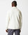 Quilted Half Zip Sweatshirt - Tinted White