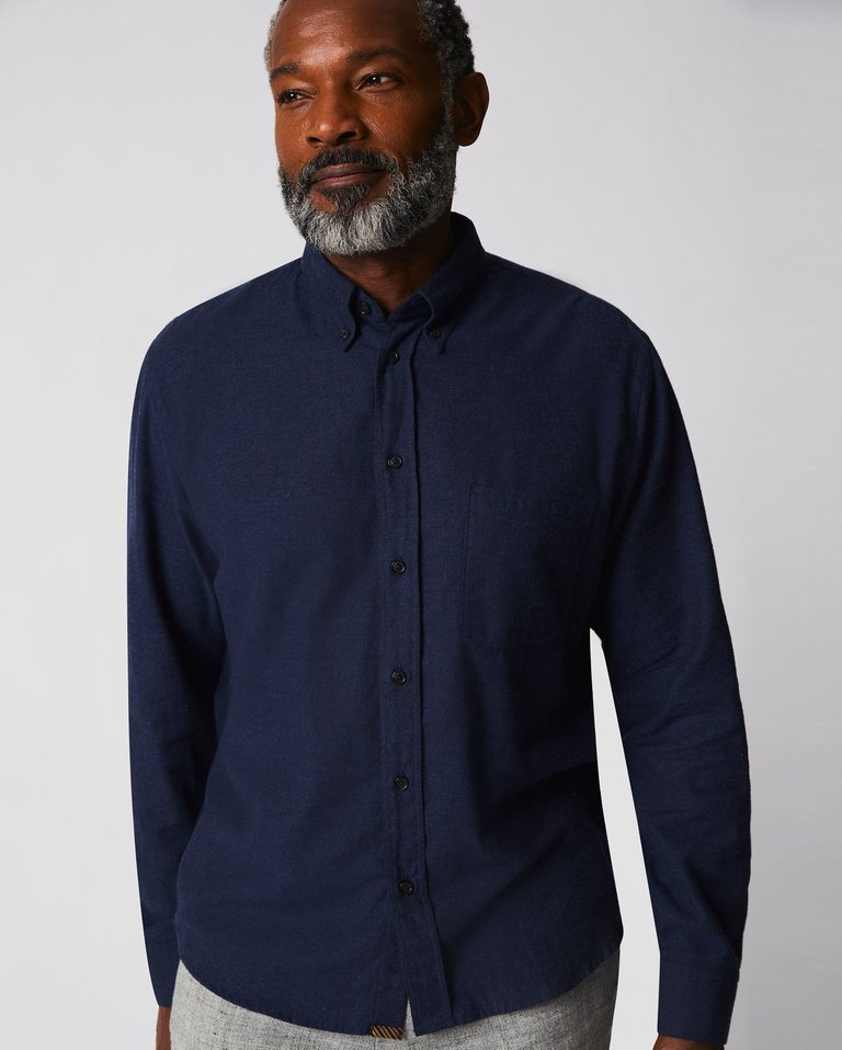 Billy Reid Navy Tuscumbia Classic Shirt Navy Verishop