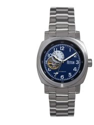 Impaler Semi-Skeleton Watch - Blue/Silver