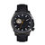 Reign Bauer Automatic Semi-Skeleton Leather-Band Watch - Black