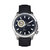 Reign Bauer Automatic Semi-Skeleton Leather-Band Watch