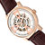 Reign Belfour Automatic Skeleton Leather-Band Watch