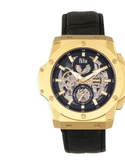 Reign Watches Reign Commodus Automatic Skeleton Leather-Band Watch product