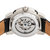 Reign Philippe Automatic Skeleton Leather-Band Watch
