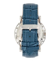 Reign Stavros Automatic Skeleton Leather-Band Watch