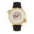 Reign Thanos Automatic Leather-Band Watch - Gold/White