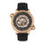 Reign Thanos Automatic Leather-Band Watch  - Rose Gold/Black