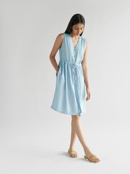 Pina Colada Dress - Ocean Blue