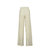 Light Weight Cotton Knit Long Wide Trousers - Marine